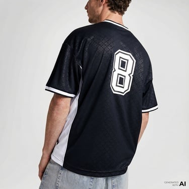  Converse Erkek Baskılı Siyah Forma