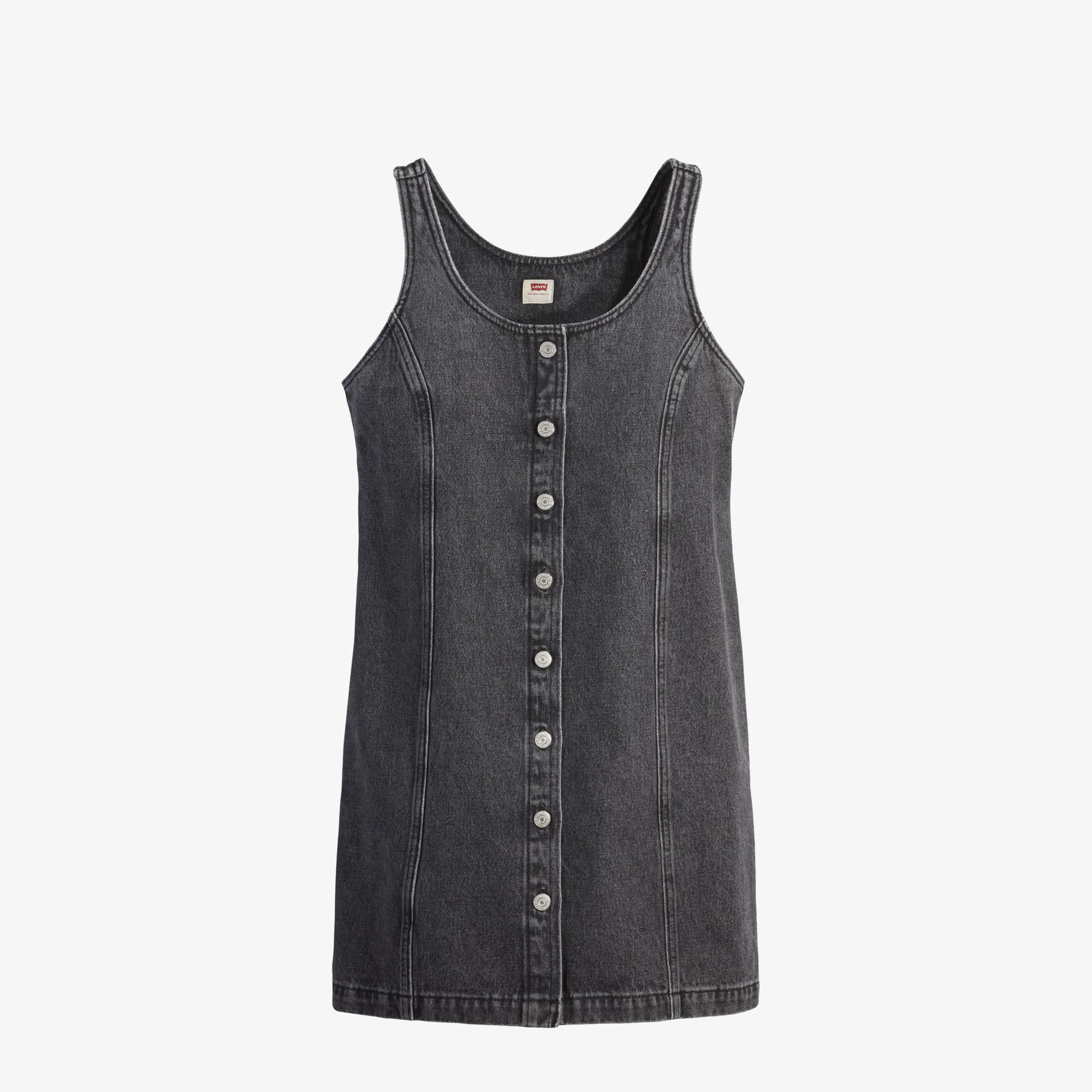 Levi's Tuli Denim Mini Dress Kadın Gri Elbise