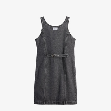  Levi's Tuli Denim Mini Dress Kadın Gri Elbise