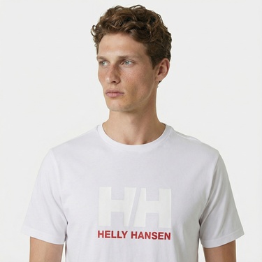  Helly Hansen Hh Logo 3.0  Erkek Beyaz T-shirt
