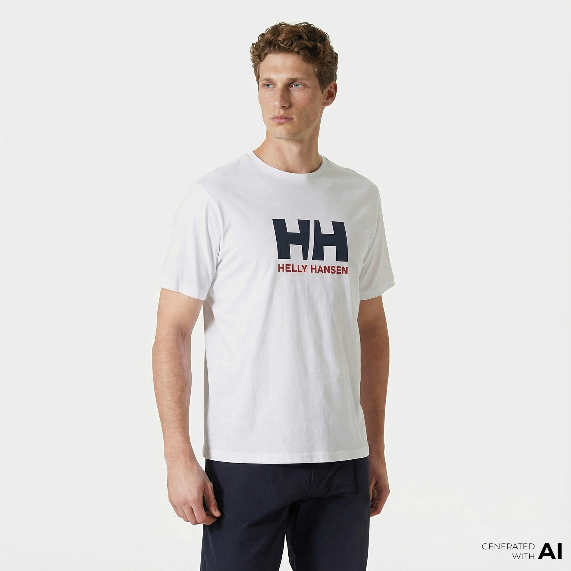 Helly Hansen Hh Logo 3.0  Erkek Beyaz T-shirt