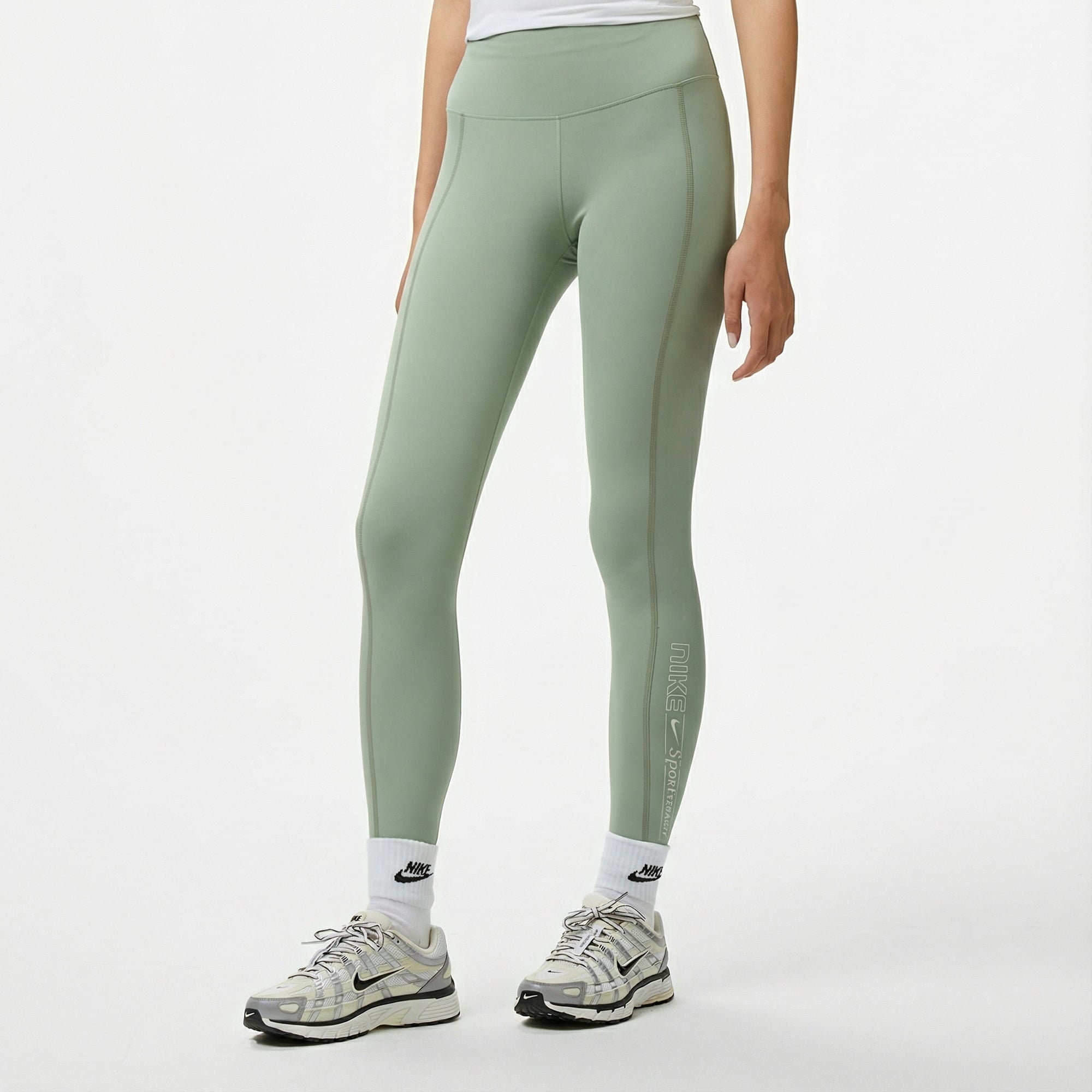 Nike One Dri-Fit Fitted Kadın Yeşil Tayt