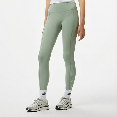  Nike One Dri-Fit Fitted Kadın Yeşil Tayt