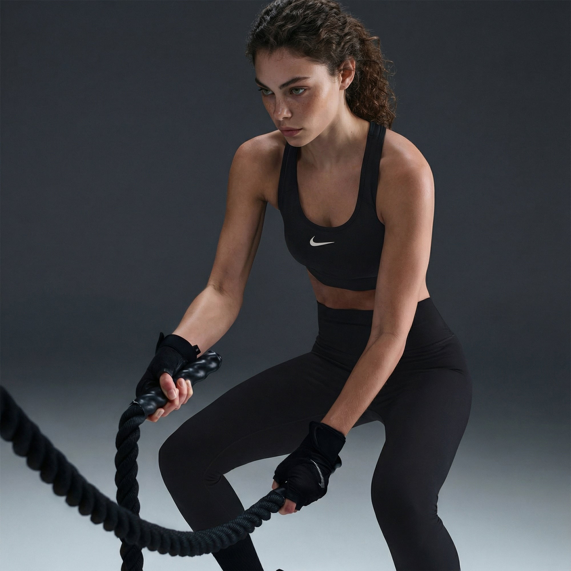 Nike One Dri-Fit Kadın Siyah Tayt