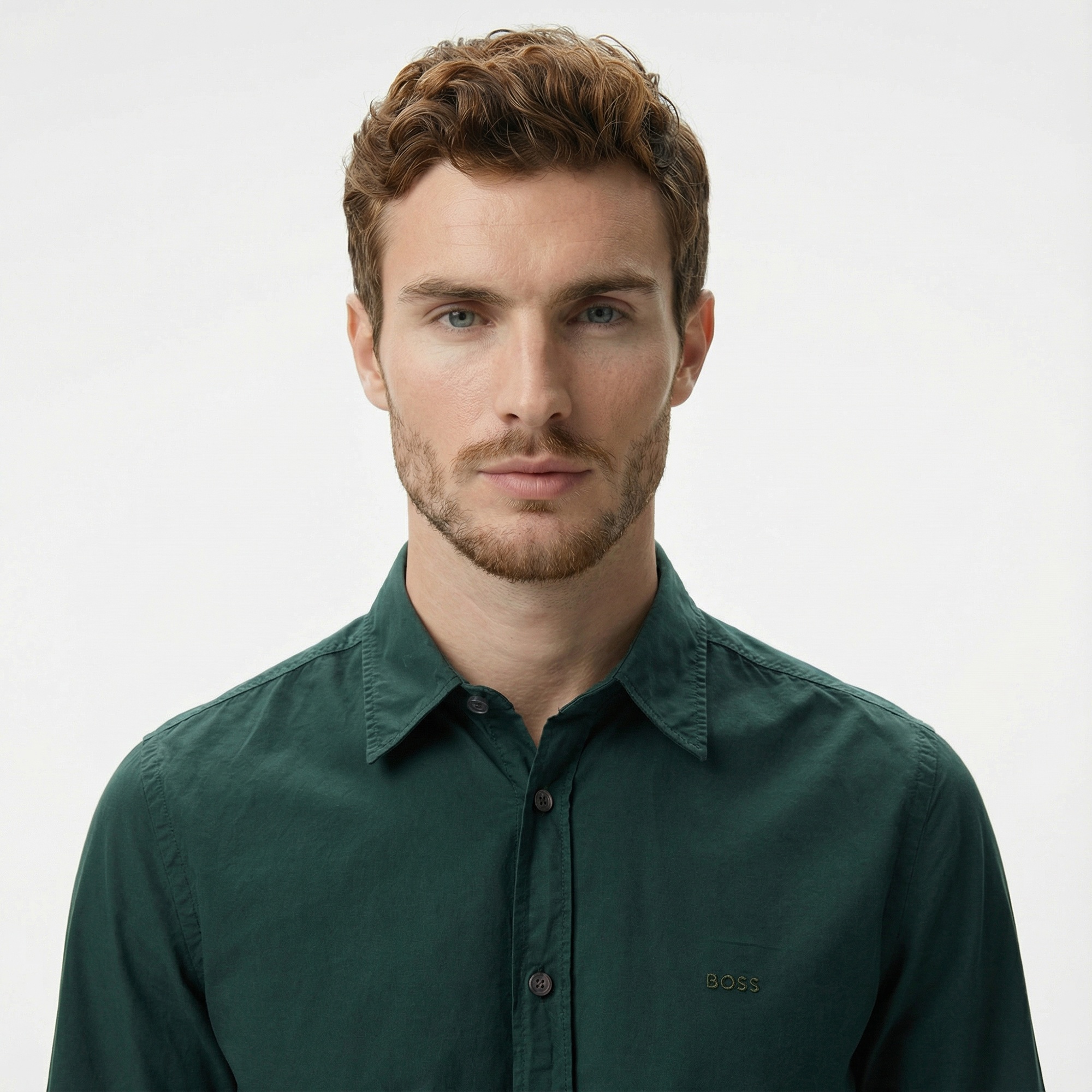 Boss Relegant 6 Erkek Yeşil Gömlek