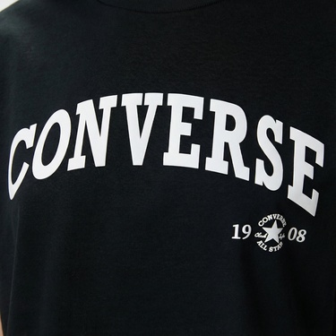  Converse Kadın Siyah T-Shirt