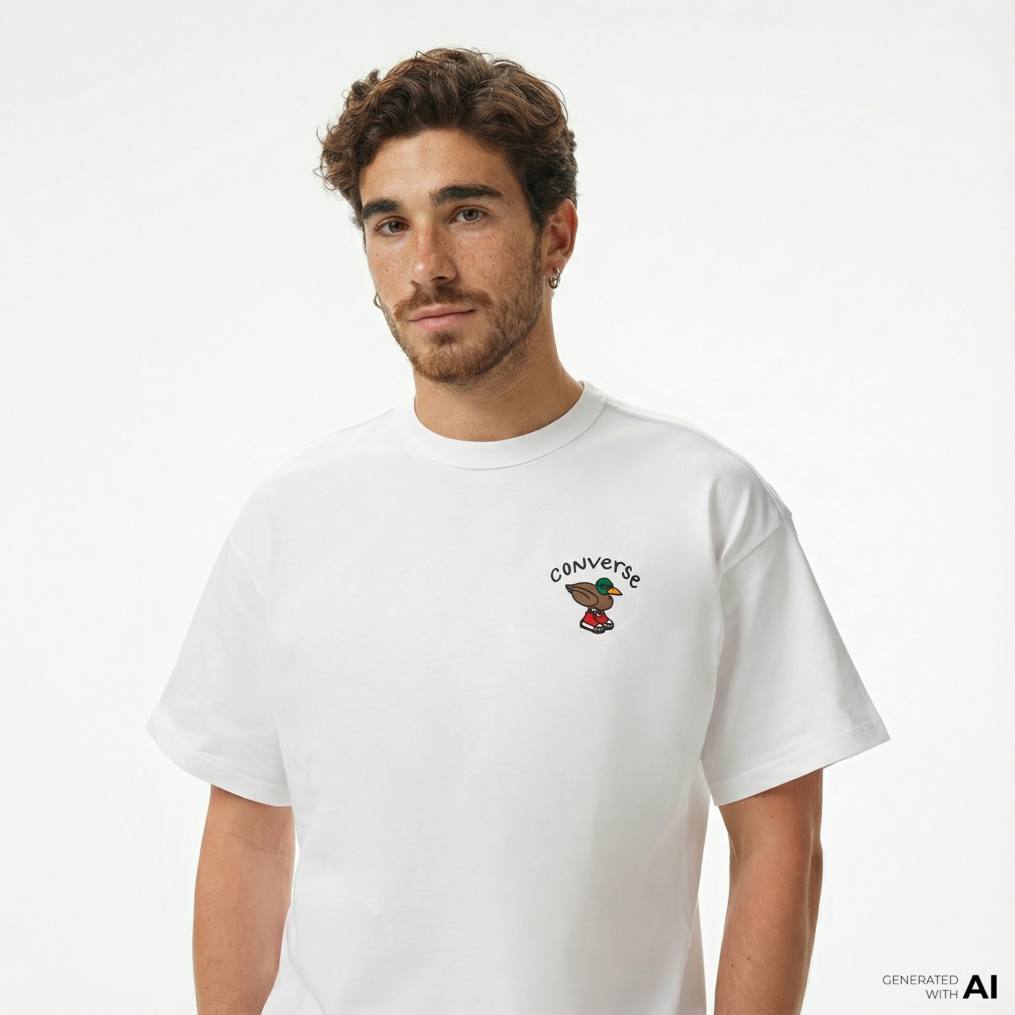 Converse Erkek Beyaz T-Shirt
