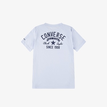  Converse Chuck Taylor All Star Çocuk Açık Mavi T-Shirt