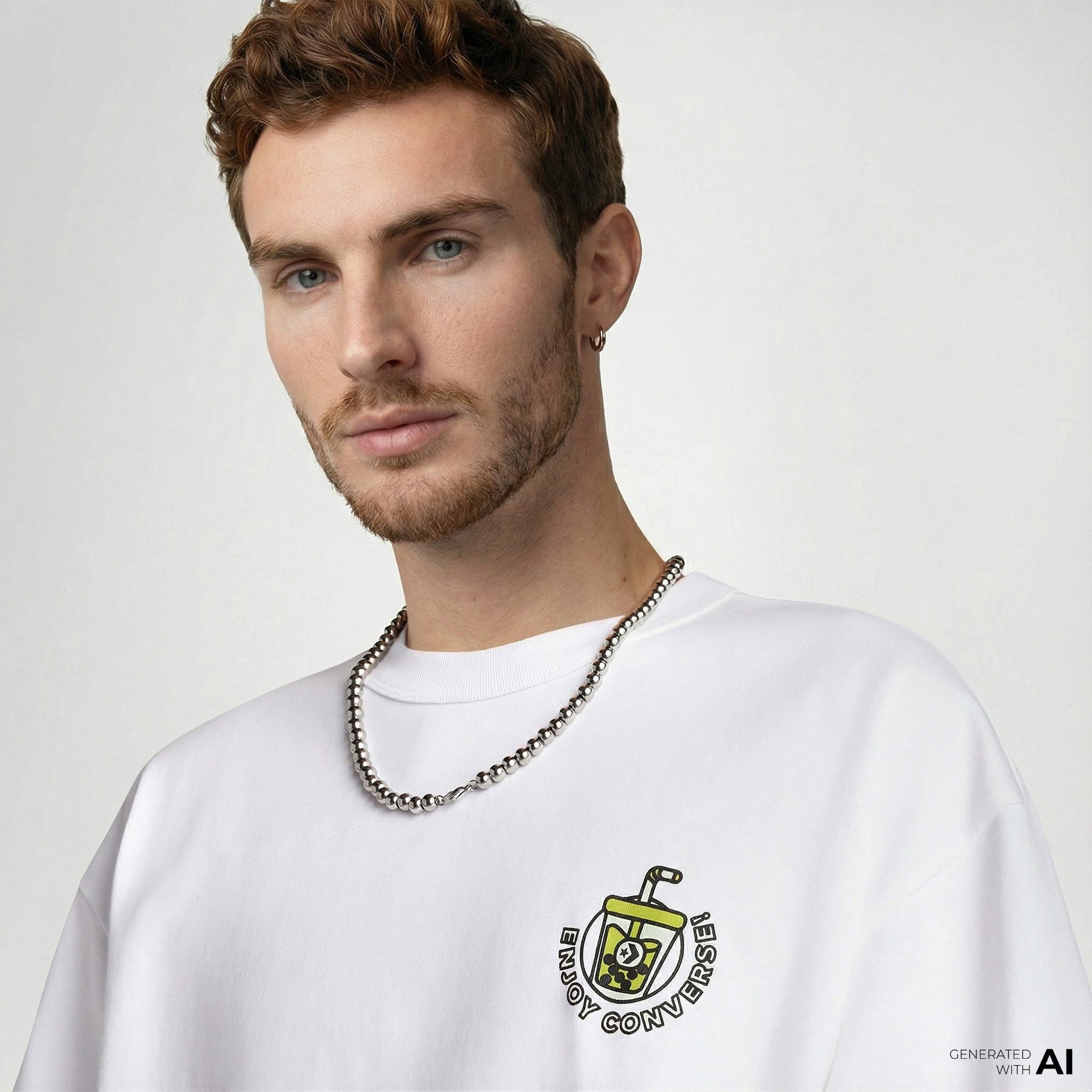 Converse Erkek Beyaz T-Shirt