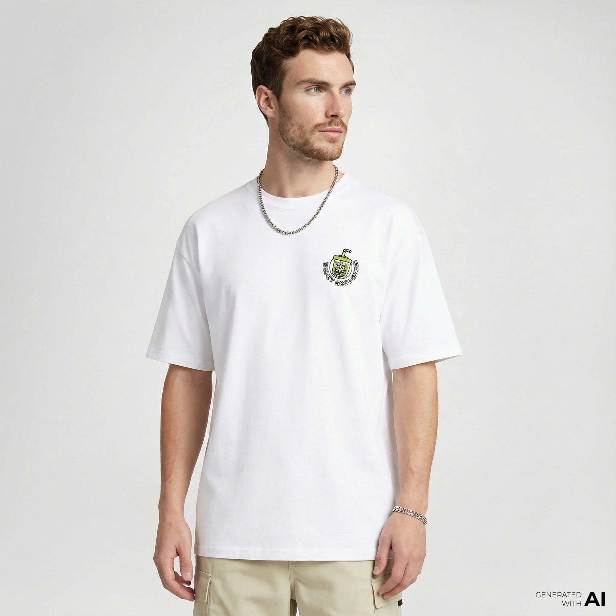  Converse Erkek Beyaz T-Shirt