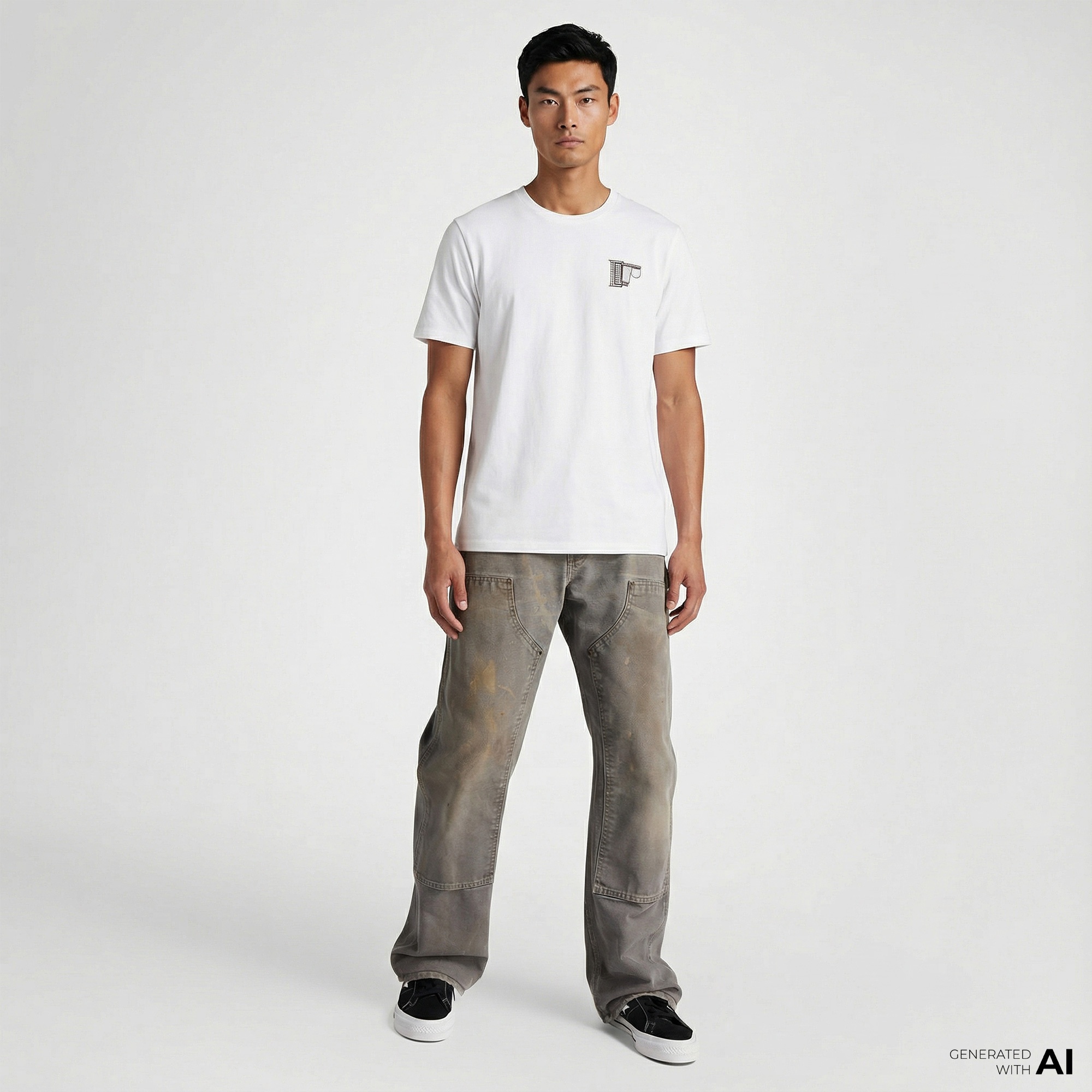 Converse Erkek Beyaz T-Shirt