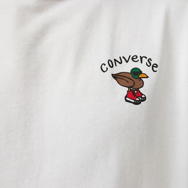 Converse Erkek Beyaz T-Shirt