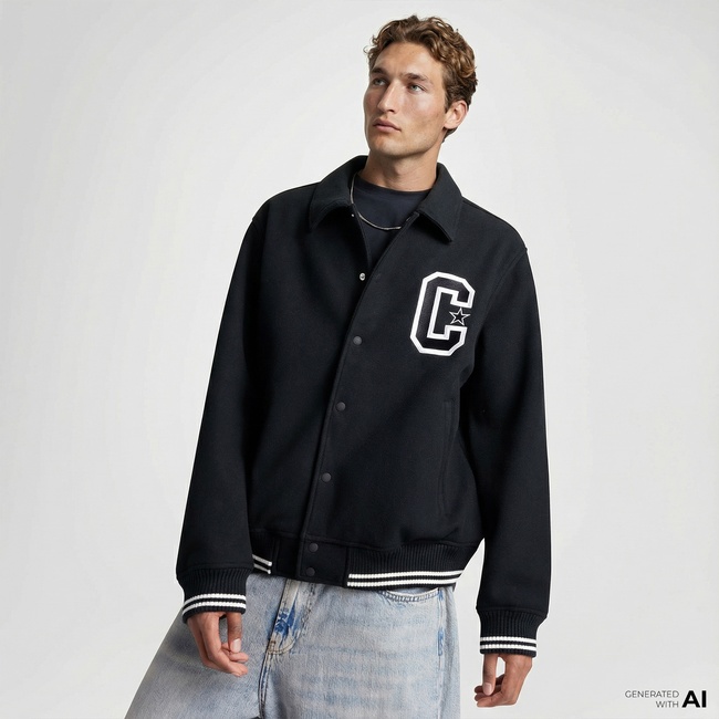  Converse Classic Erkek Siyah Ceket