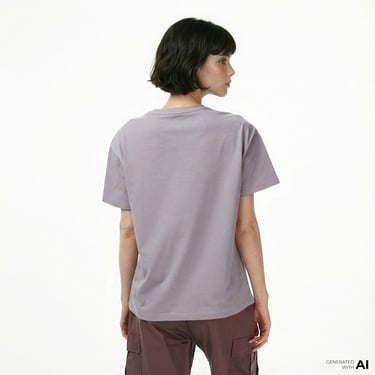  Converse Kadın Lila T-Shirt