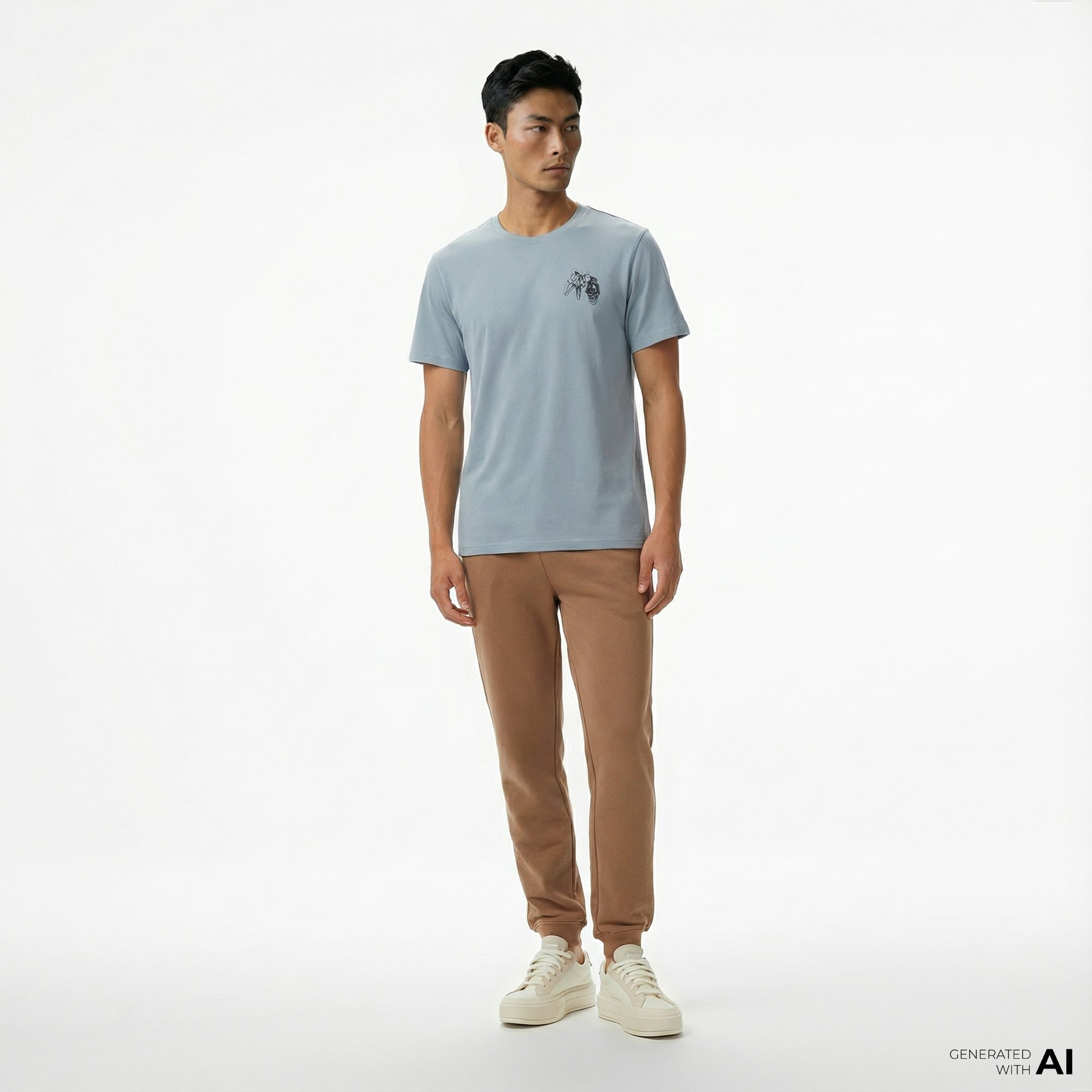  Converse Erkek Mavi T-Shirt