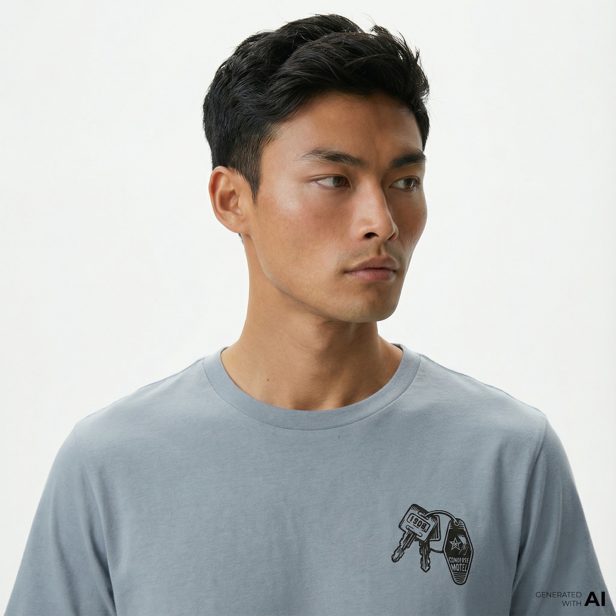 Converse Erkek Mavi T-Shirt