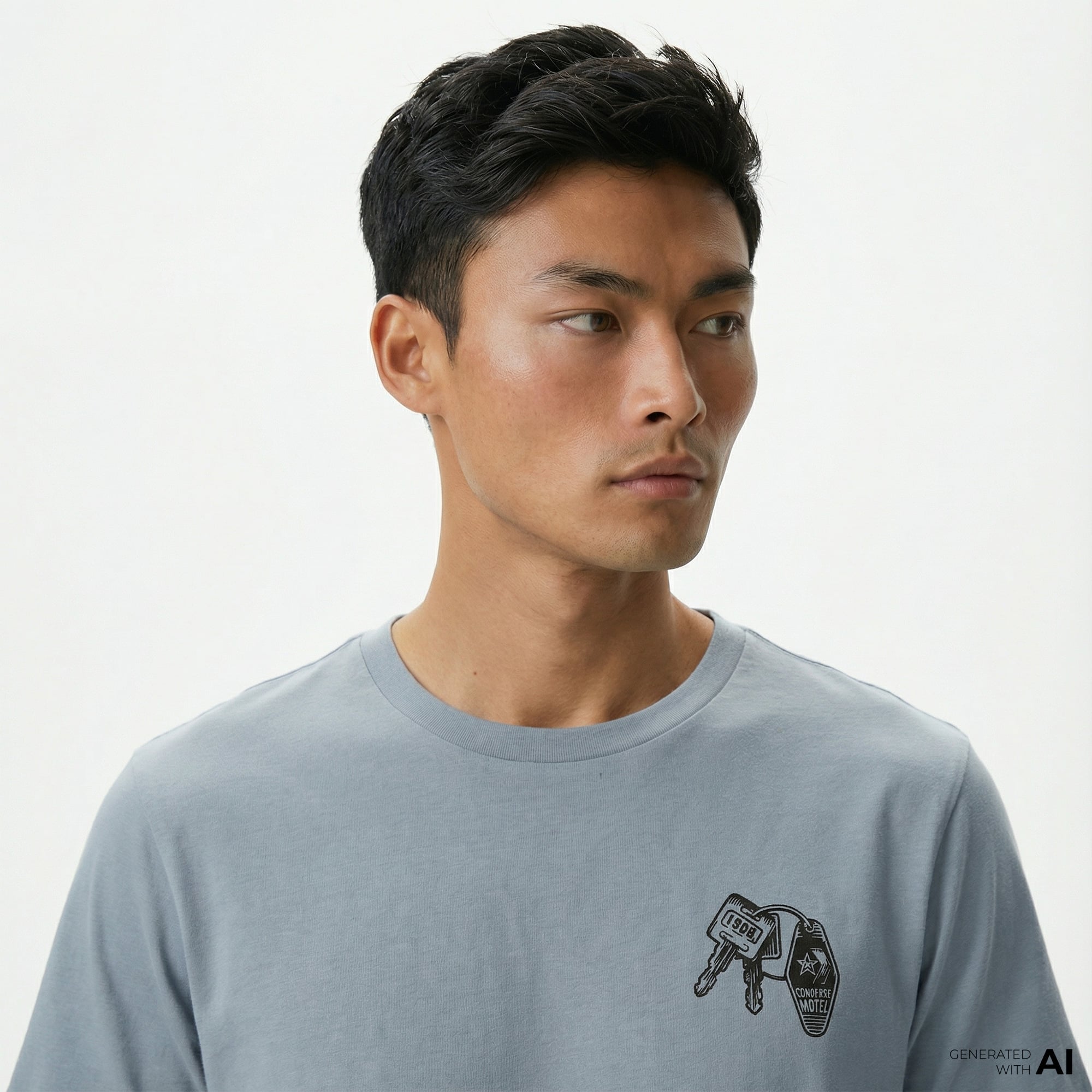  Converse Erkek Mavi T-Shirt