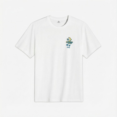  Converse Erkek Beyaz T-Shirt