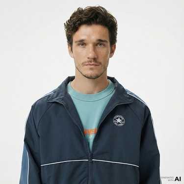  Converse Starsprinter 2.0 Erkek Mavi Ceket