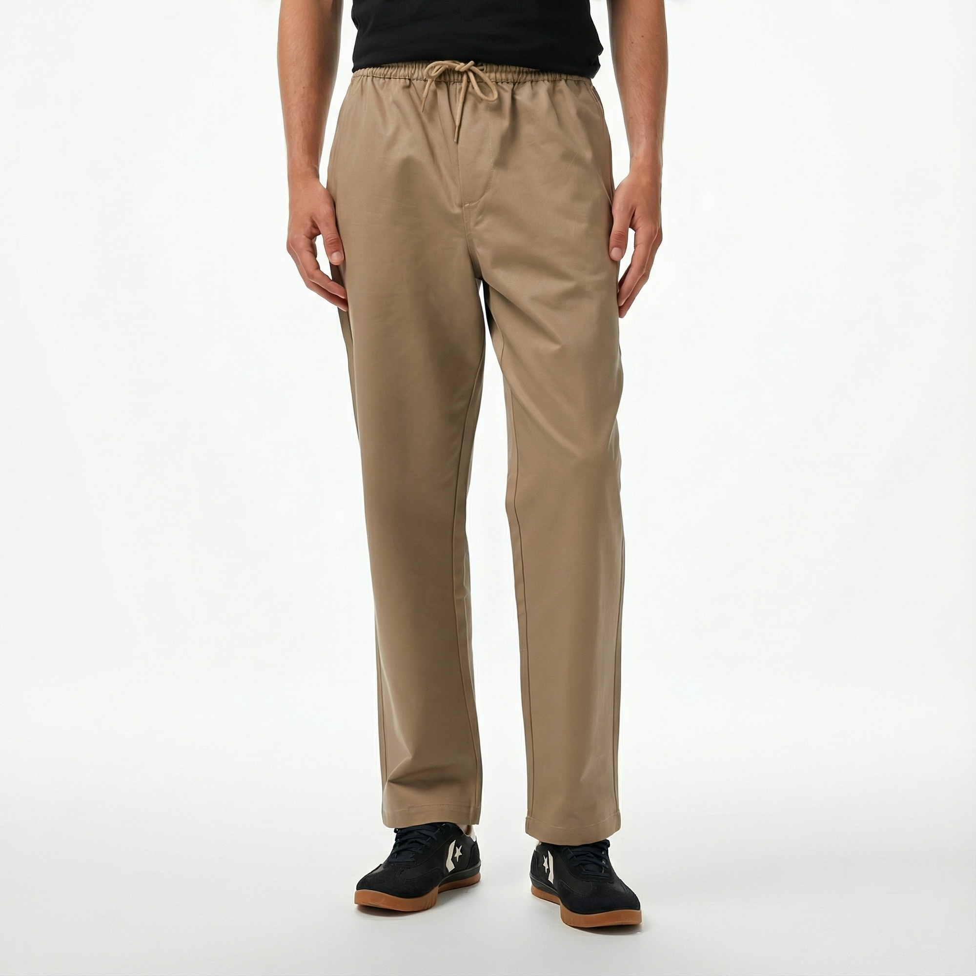 Converse Erkek Baskılı Bej Pantolon