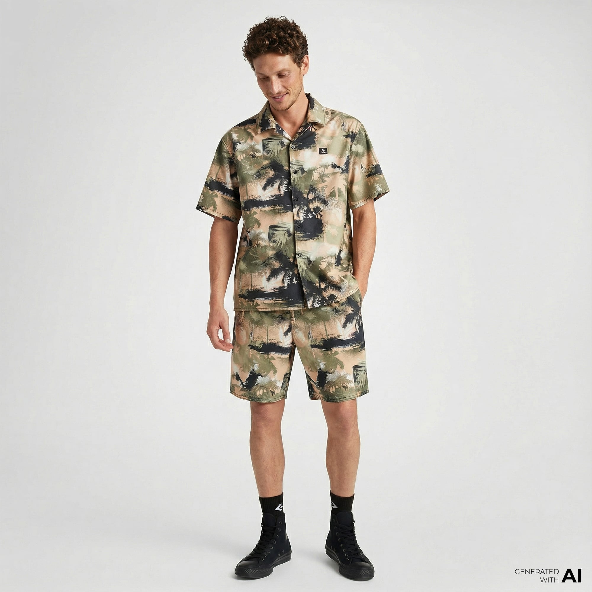  Converse Erkek Renkli Gömlek