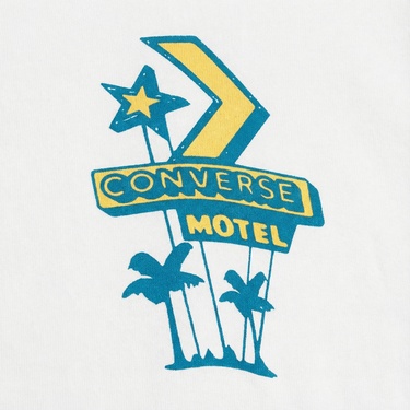  Converse Erkek Beyaz T-Shirt