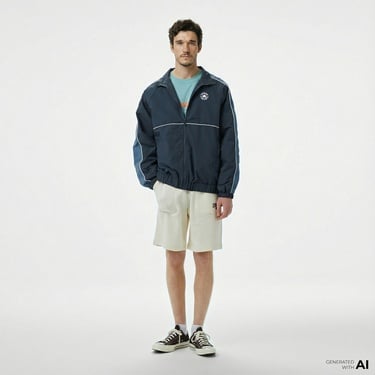  Converse Starsprinter 2.0 Erkek Mavi Ceket