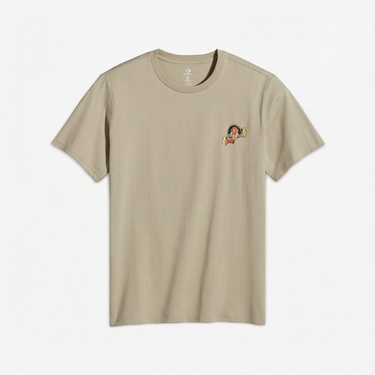  Converse Erkek Bej T-Shirt