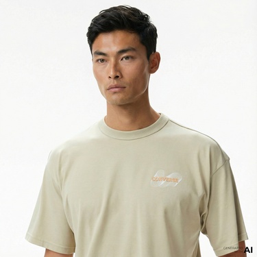  Converse Erkek Haki T-Shirt