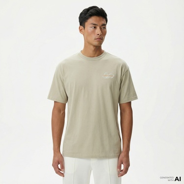  Converse Erkek Haki T-Shirt