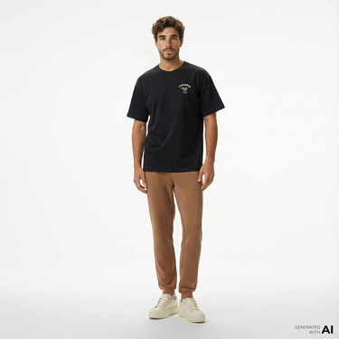 Converse Erkek Siyah T-Shirt