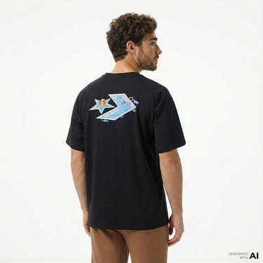  Converse Erkek Siyah T-Shirt