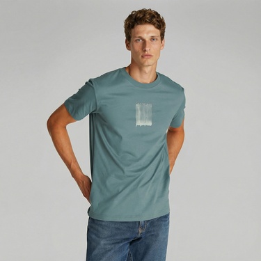  Calvin Klein Erkek Mavi T-Shirt