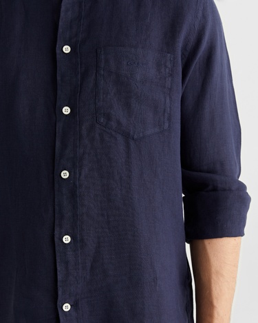  GANT Erkek Mavi Regular Fit Gömlek