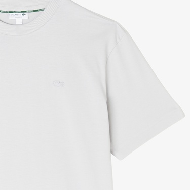  Lacoste Erkek Relaxed Fit Bisiklet Yaka Gri T-Shirt