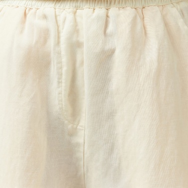  Lacoste Kadın Regular Fit Beyaz Bermuda Şort