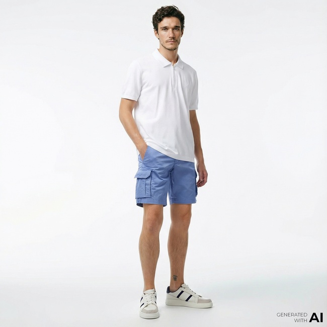  Nautica Erkek Mavi Bermuda