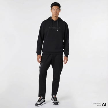  Nautica Erkek Siyah Eşofman Altı