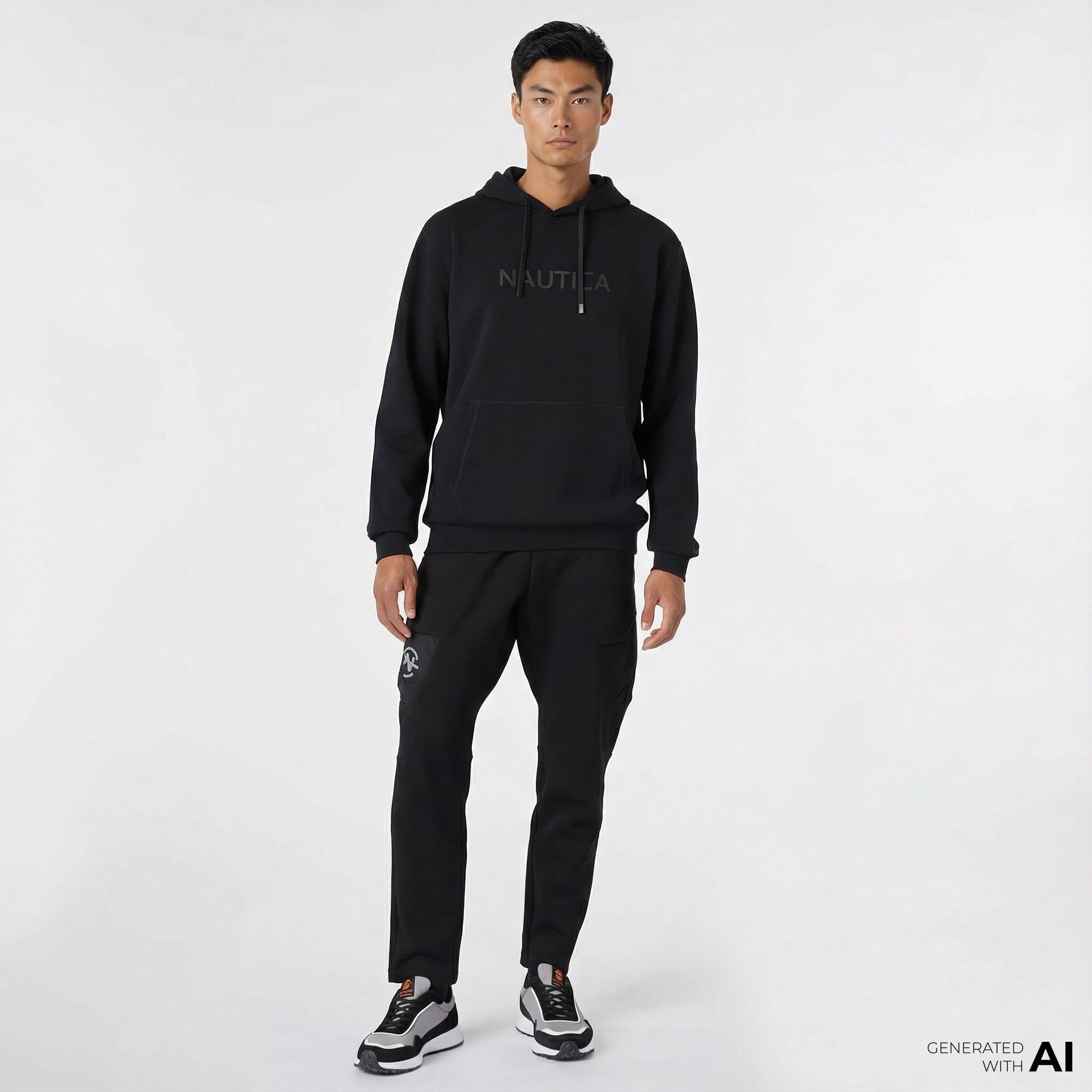  Nautica Erkek Siyah Eşofman Altı