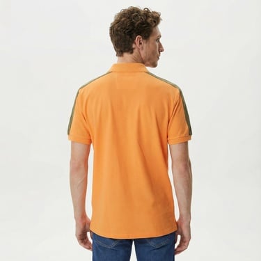  Nautica Erkek Turuncu Classic Fit Kısa Kollu Polo Yaka T-Shirt