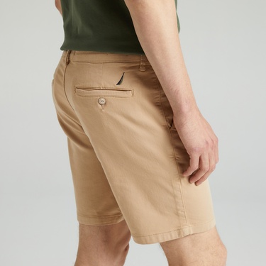  Nautica Erkek Bej Slim Fit Bermuda Şort