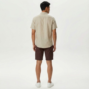  Nautica Erkek Kahverengi Slim Fit Bermuda