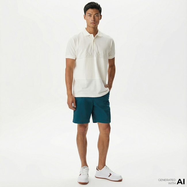  Nautica Erkek Yeşil Slim Fit Bermuda
