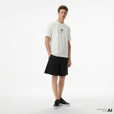  Armani Exchange Erkek Siyah Bermuda Şort