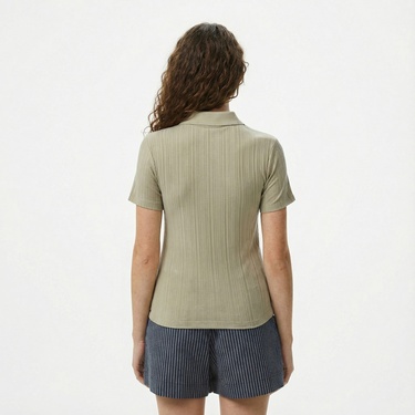  Nautica Kadın Yeşil Regular Fit Polo