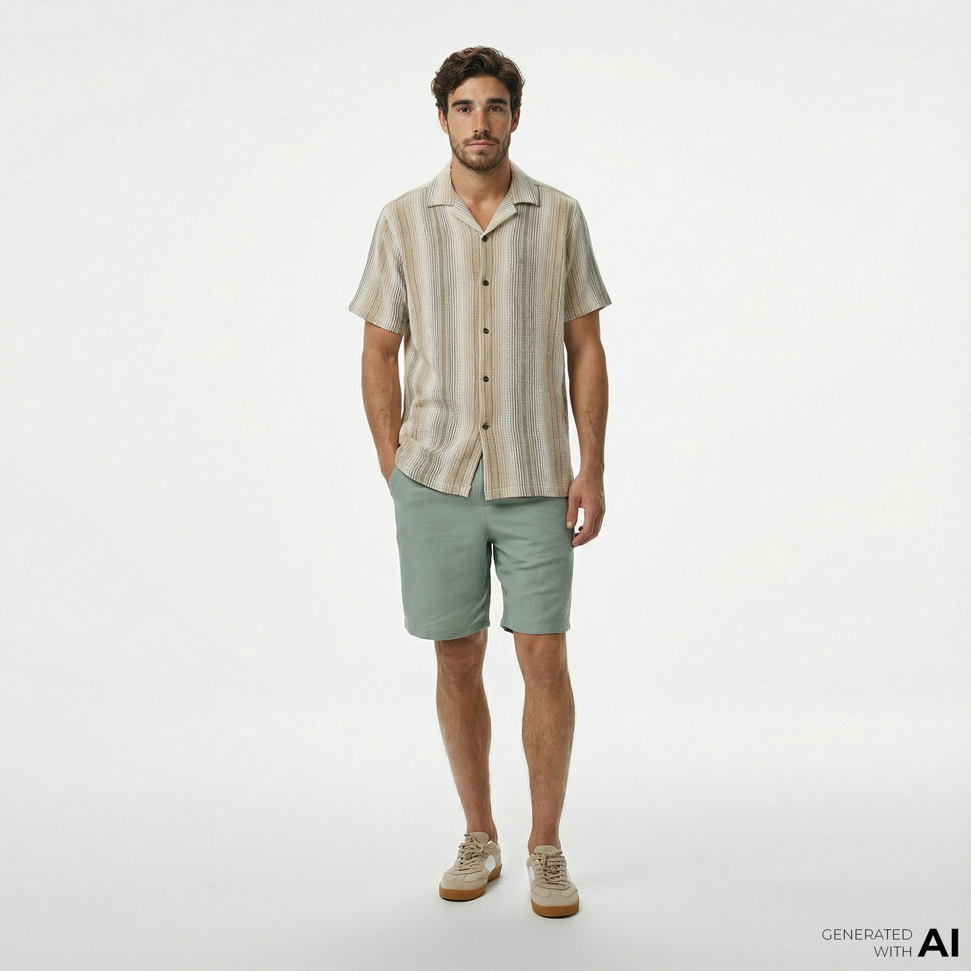  Nautica Erkek Yeşil Jogger Şort