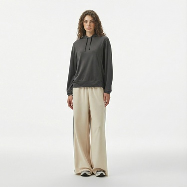  Nautica Kadın Gri Regular Fit Kapüşonlu Sweatshirt