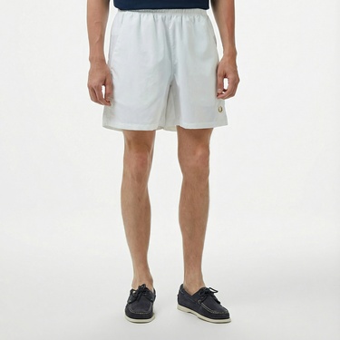  Fred Perry On Court Erkek Beyaz Şort