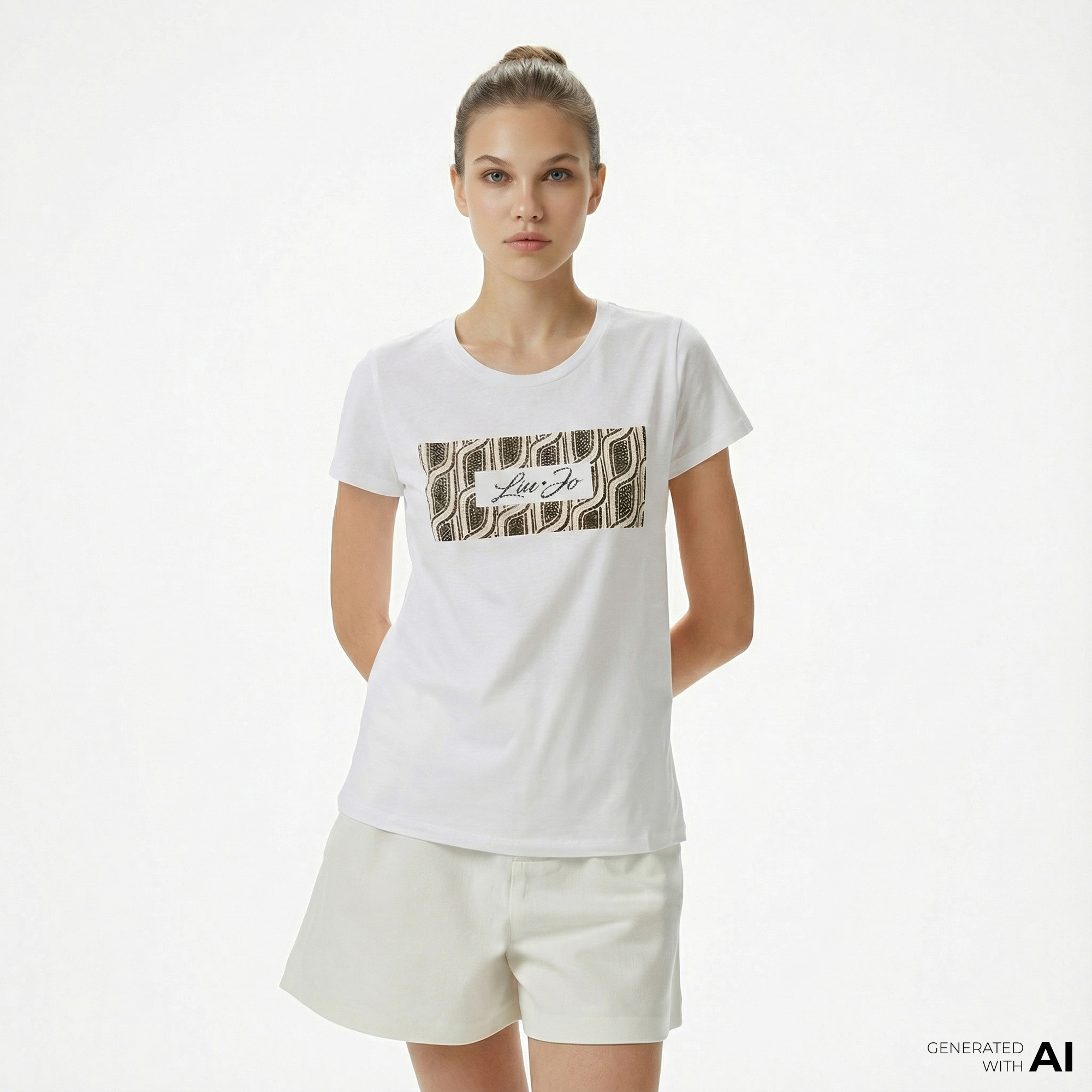  Liu Jo Kadın Yeşil T-Shirt