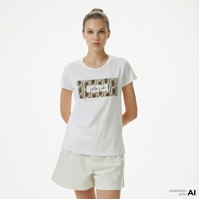  Liu Jo Kadın Yeşil T-Shirt